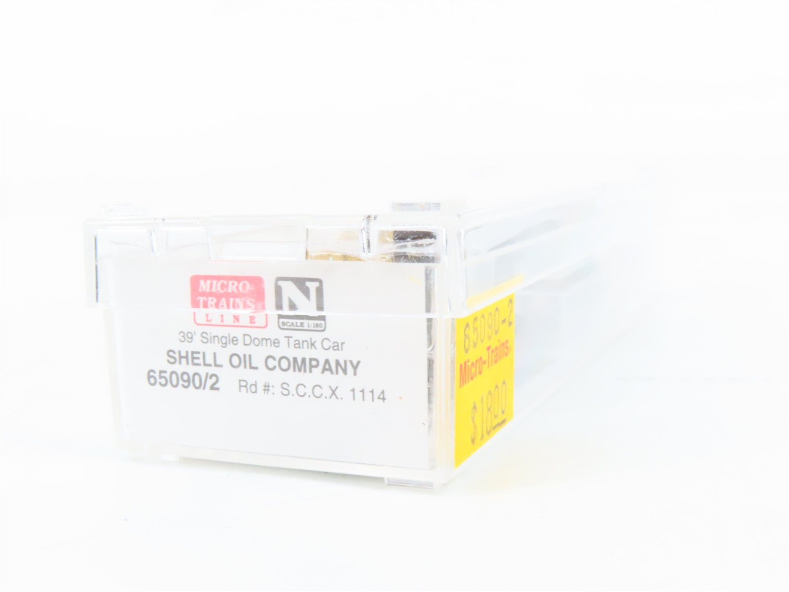 N Scale Micro-Trains MTL 65090/2 SCCX Shell Oil Company 39' Tank Car 1114