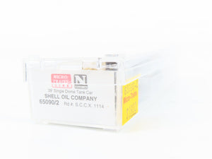 N Scale Micro-Trains MTL 65090/2 SCCX Shell Oil Company 39' Tank Car 1114