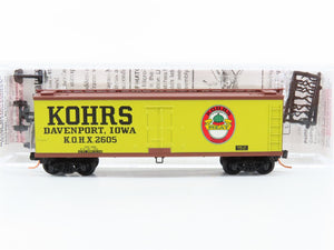 N Scale Micro-Trains MTL 49110 KOHX Kohrs Meat Packing Company 40' Reefer 2605