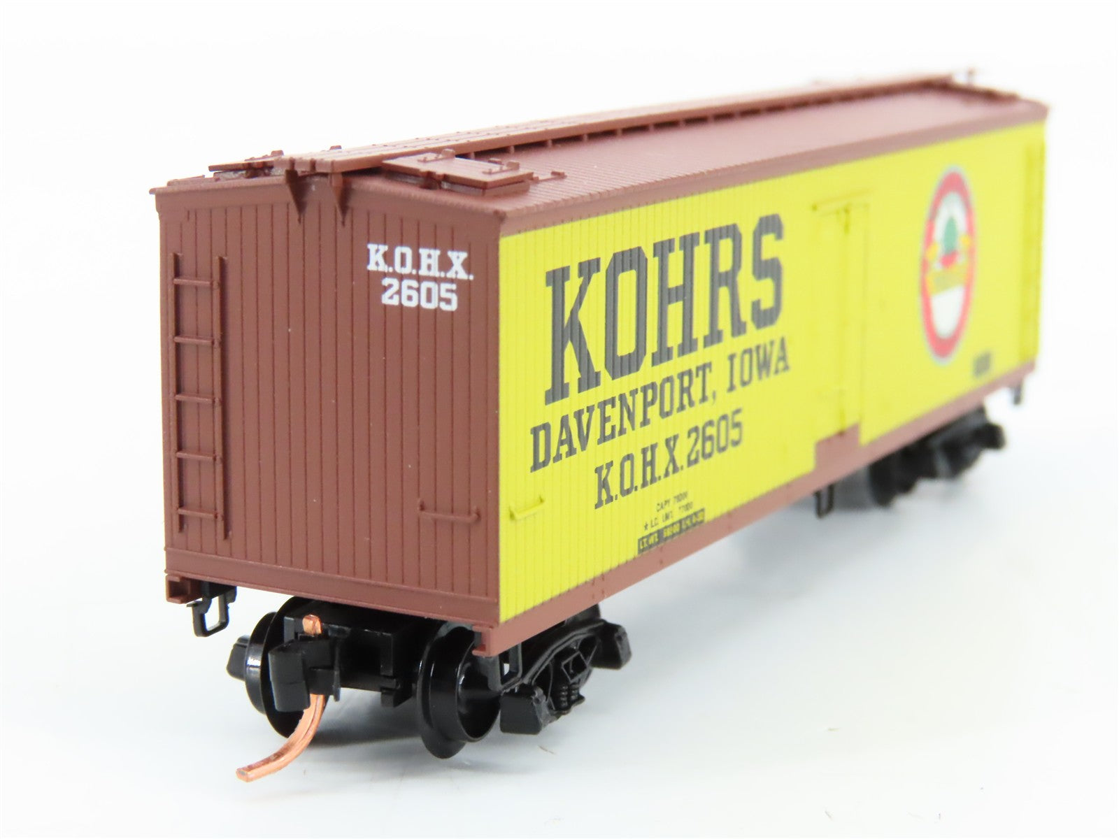 N Scale Micro-Trains MTL 49110 KOHX Kohrs Meat Packing Company 40' Reefer 2605