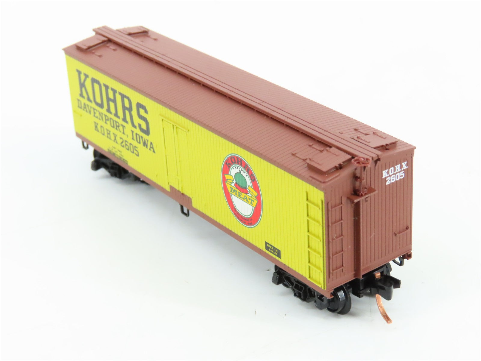N Scale Micro-Trains MTL 49110 KOHX Kohrs Meat Packing Company 40' Reefer 2605