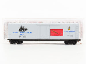 N Scale Micro-Trains MTL 03800412 IX USS Constitution 50' Box Car IX-21