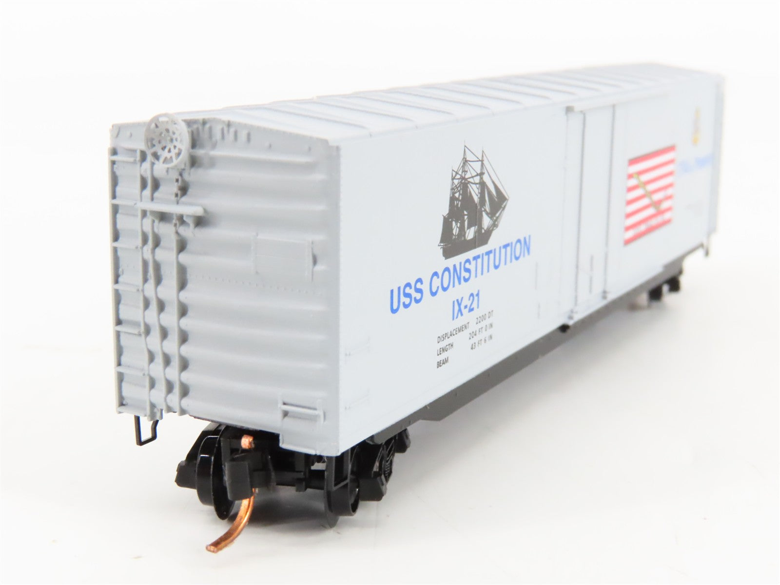 N Scale Micro-Trains MTL 03800412 IX USS Constitution 50' Box Car IX-21