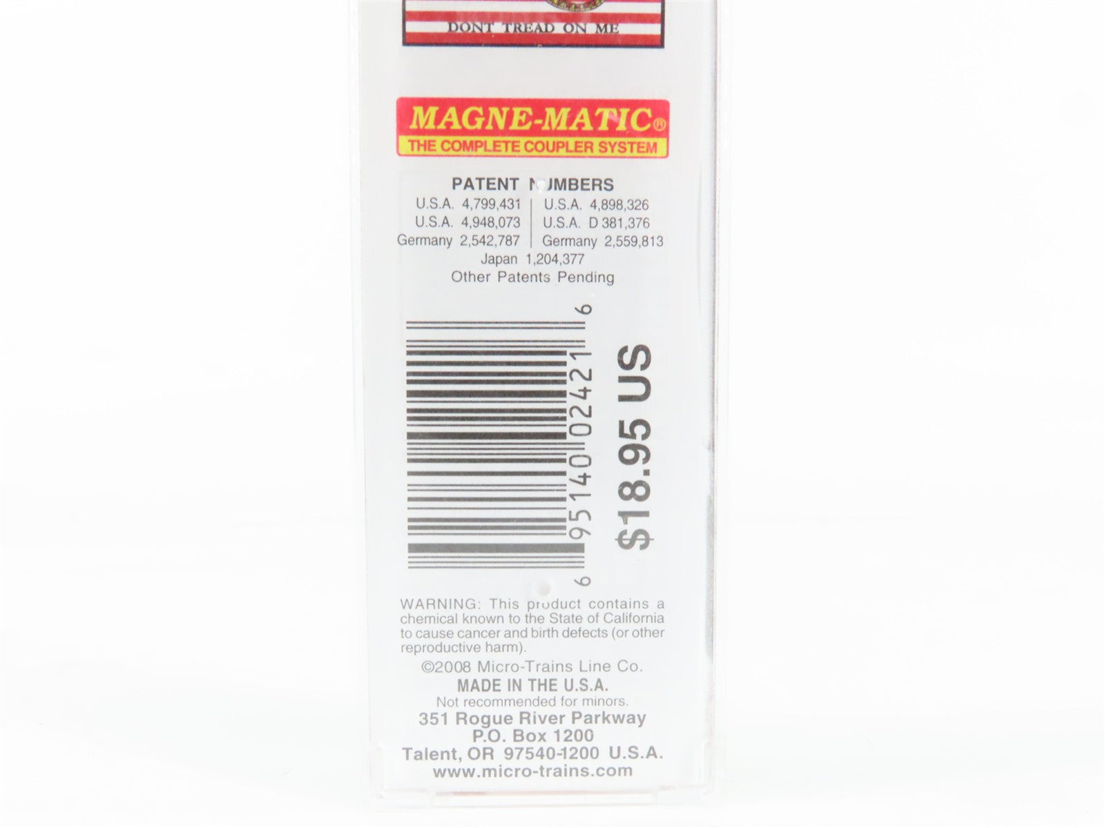 N Scale Micro-Trains MTL 03800412 IX USS Constitution 50' Box Car IX-21