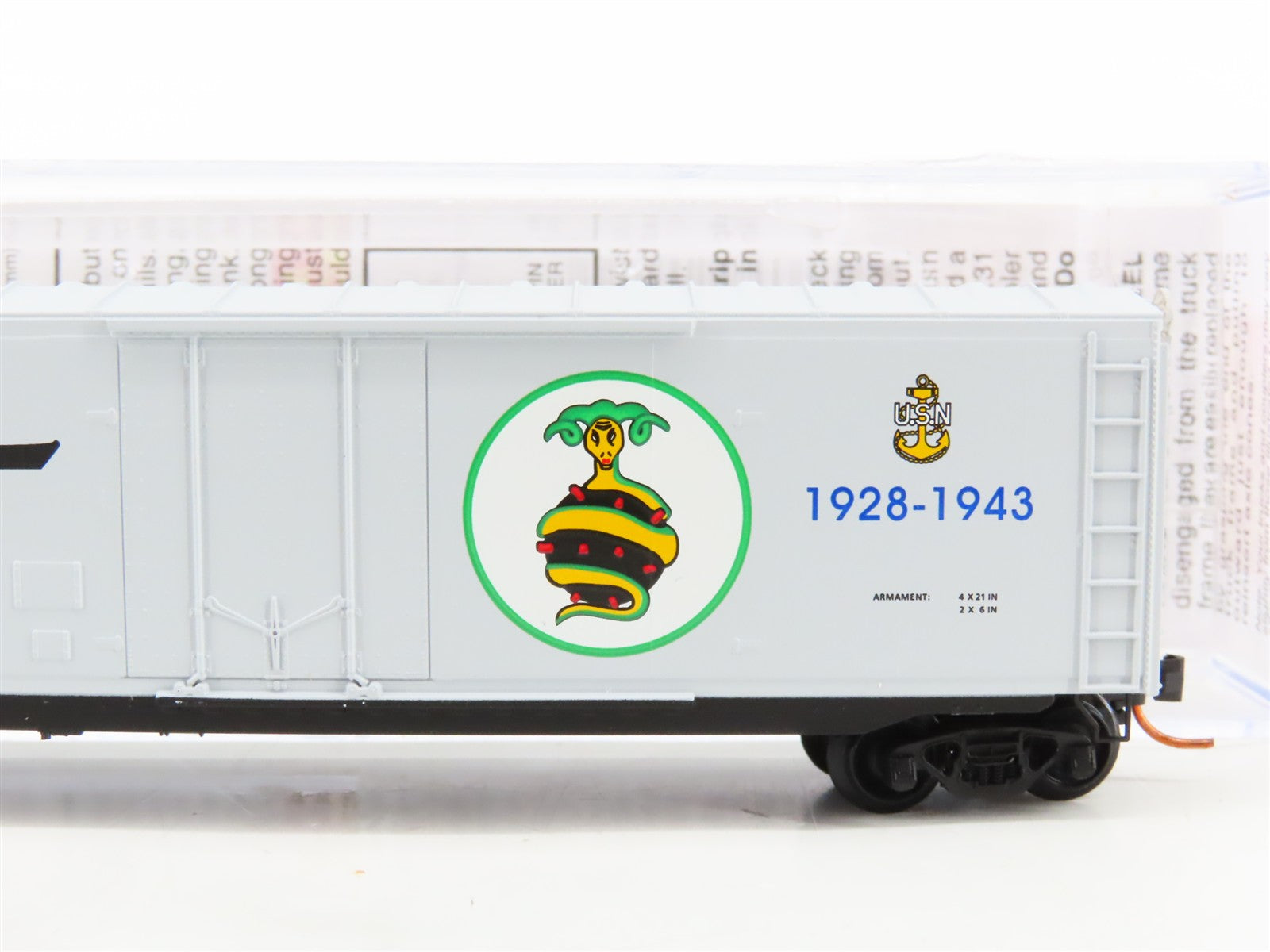 N Scale Micro-Trains MTL 03800408 SS USS Argonaut 50' Box Car 166