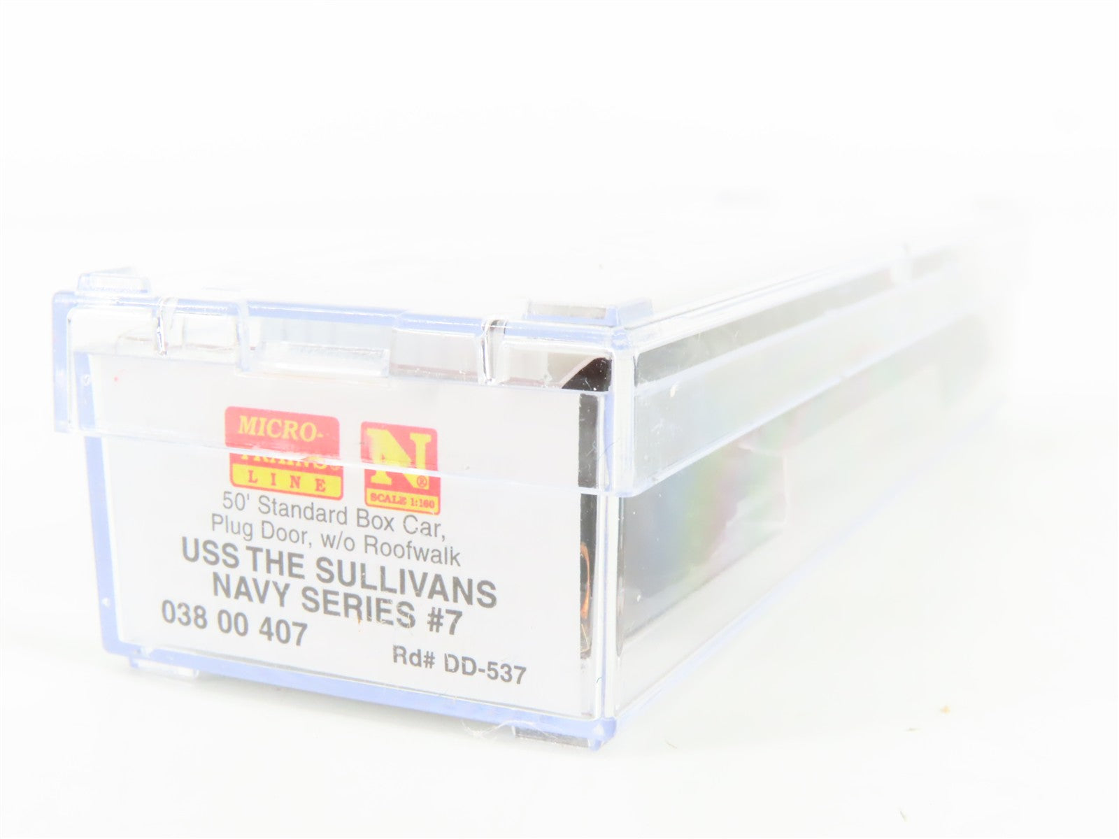 N Scale Micro-Trains MTL 03800407 USN United States Navy 50' Box Car DD-537