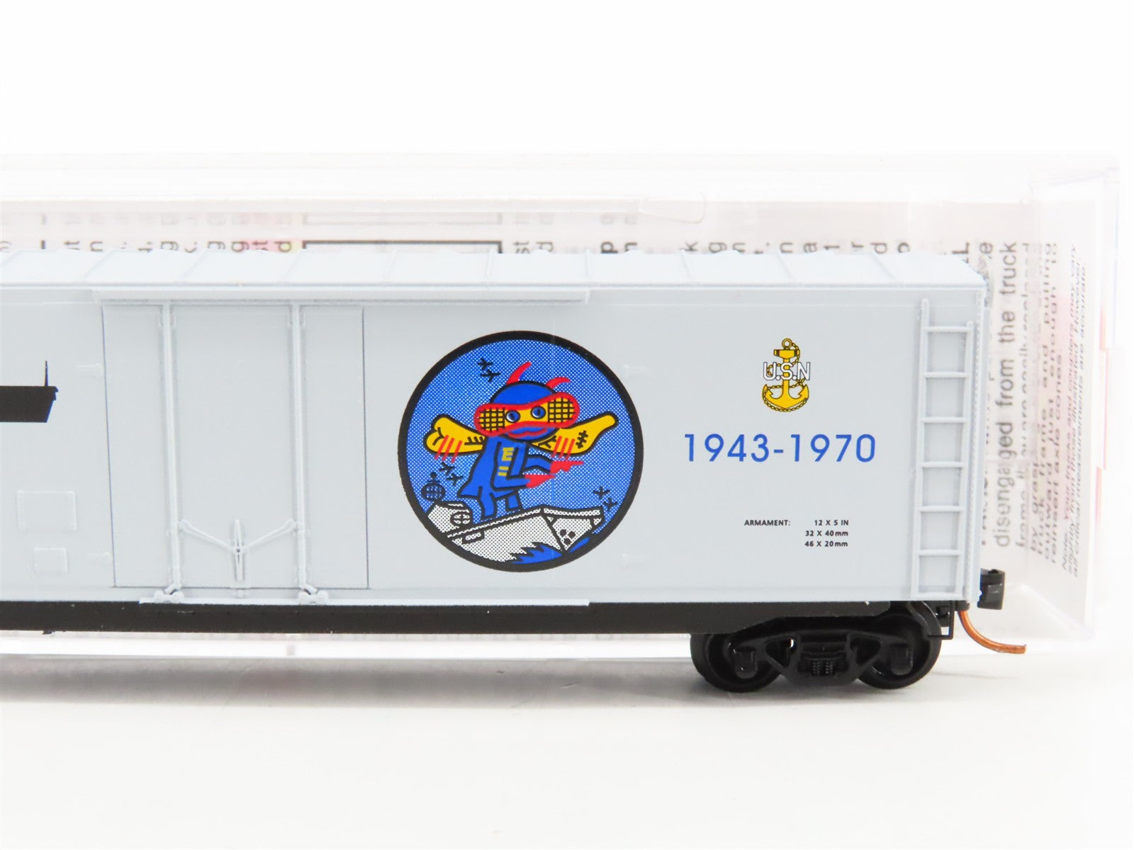 N Scale Micro-Trains MTL 03800402 CV-12 U.S. Navy 50' Box Car CV-12