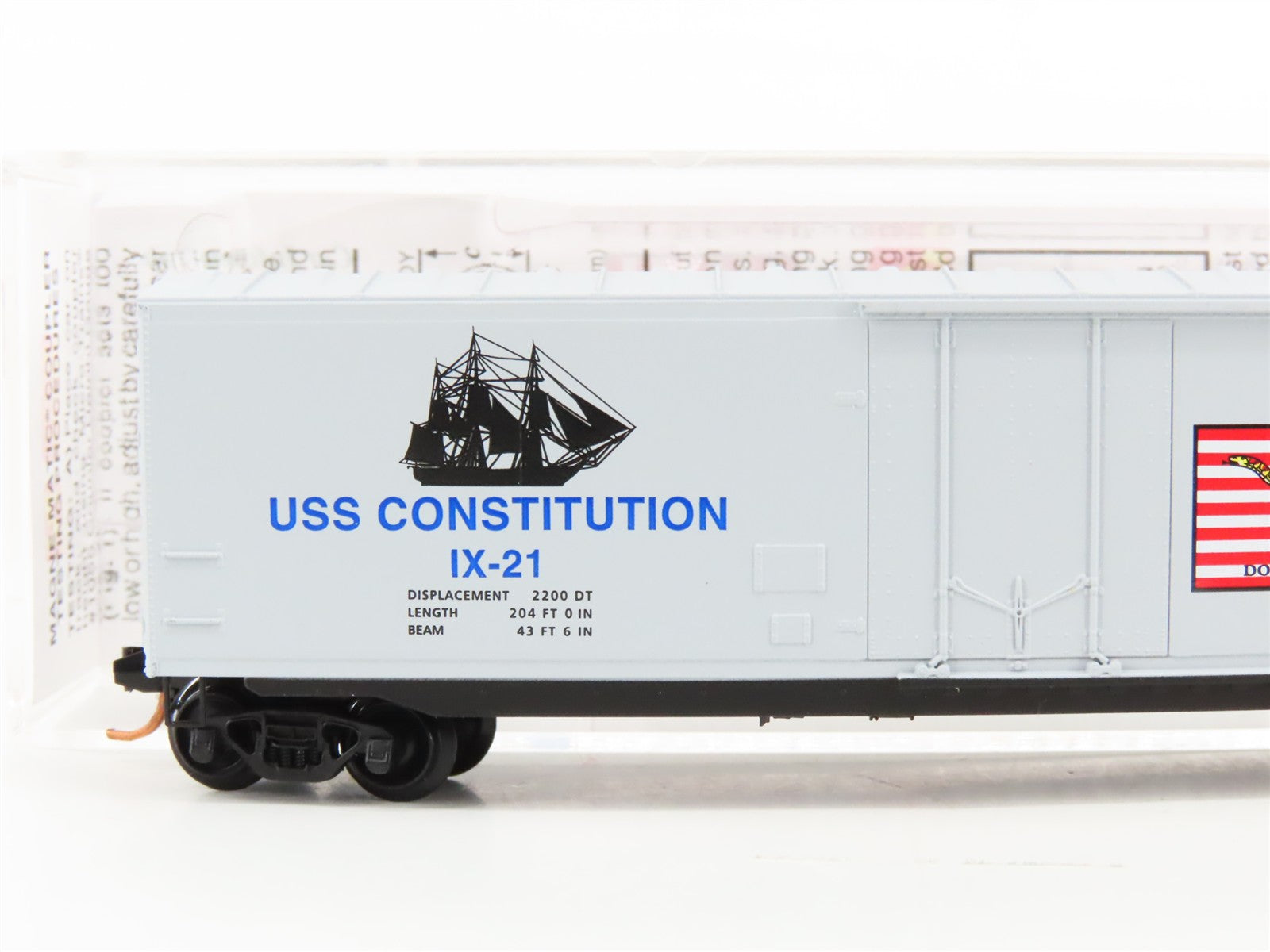 N Scale Micro-Trains MTL 03800412 IX US Navy 50' Box Car IX-21