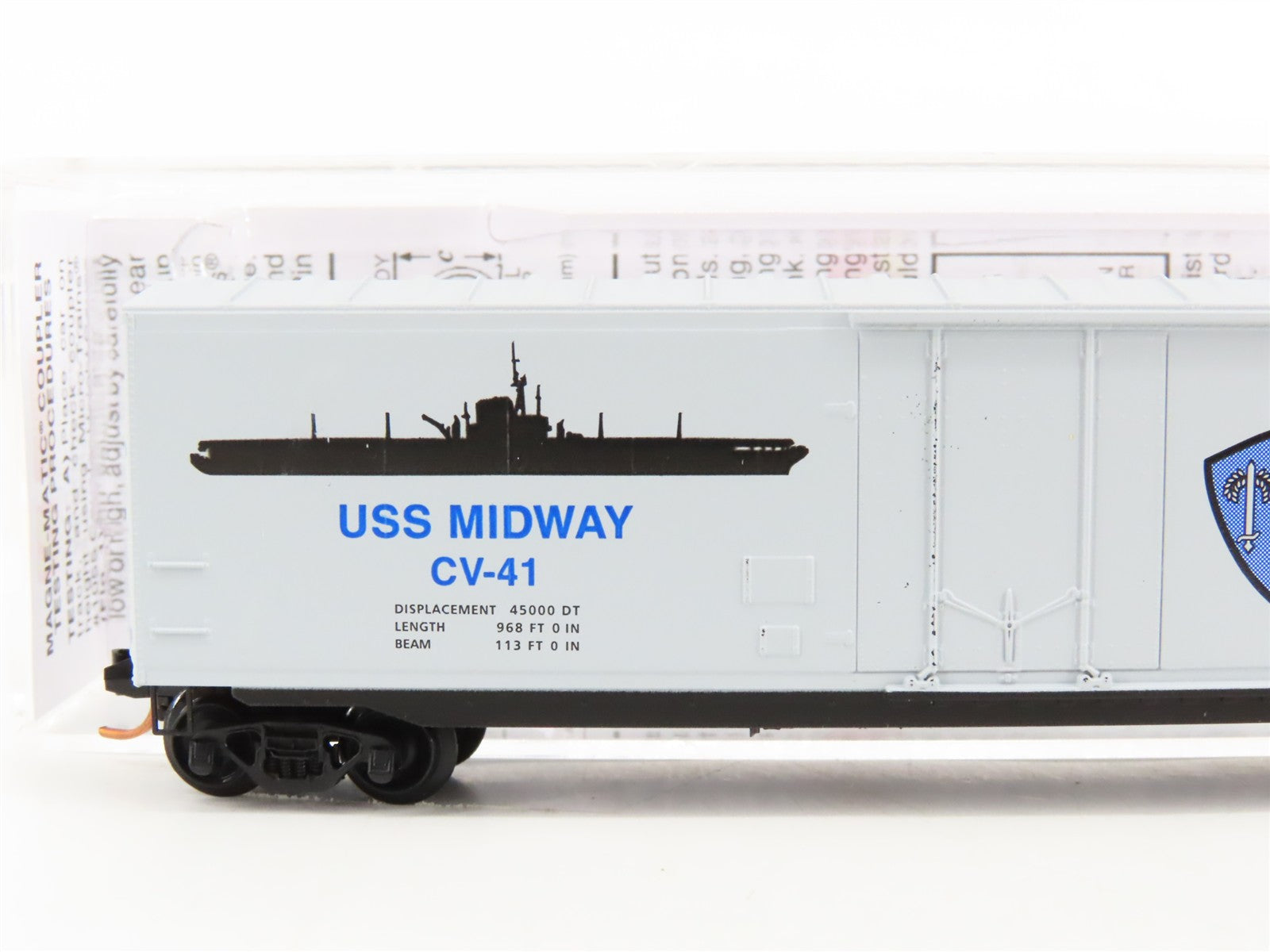 N Scale Micro-Trains MTL 03800411 CV US Navy 50' Box Car 41