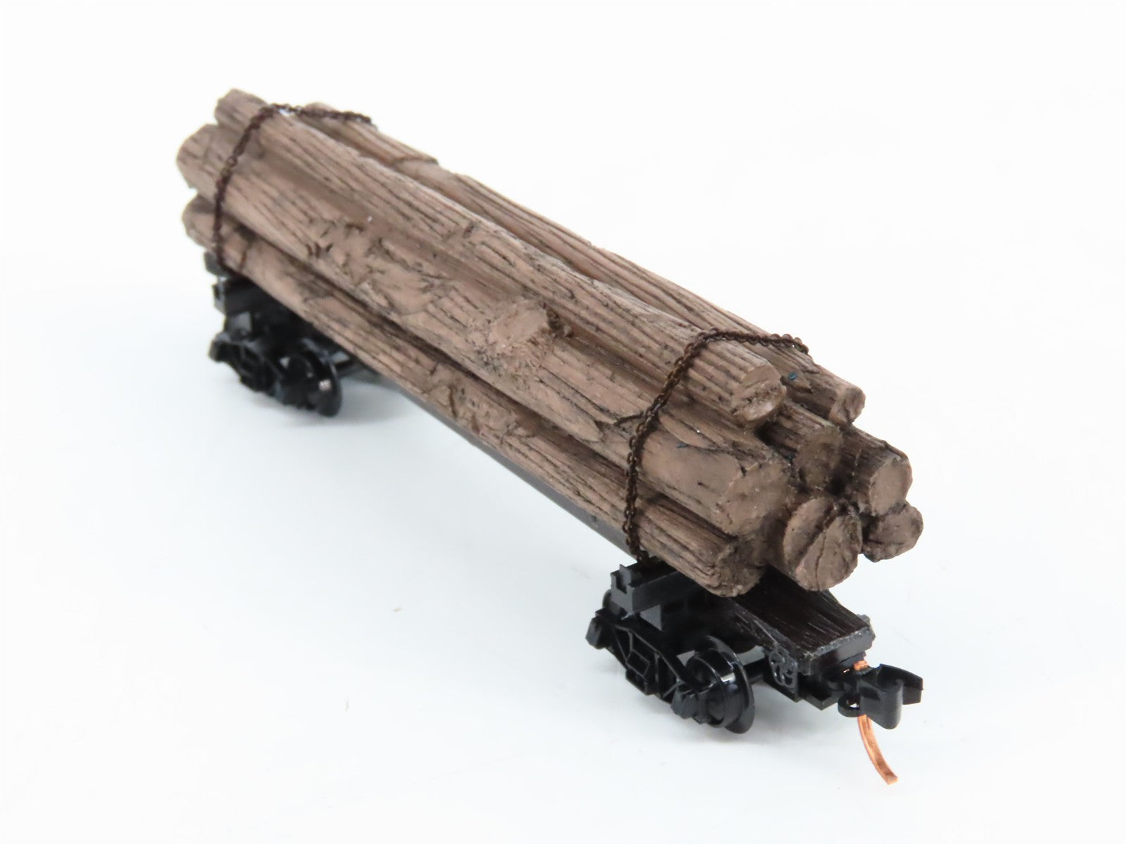 N Scale Micro-Trains MTL 113040 40' Skeleton Log Car w/ Log Load