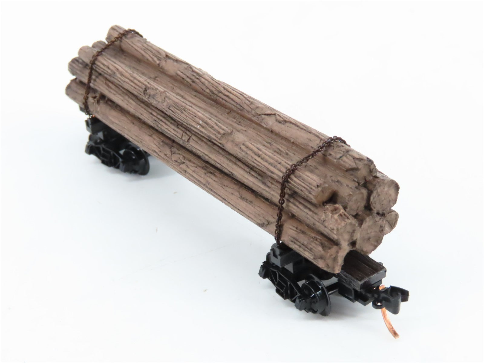 N Scale Micro-Trains MTL 113040 40' Skeleton Log Car w/ Log Load