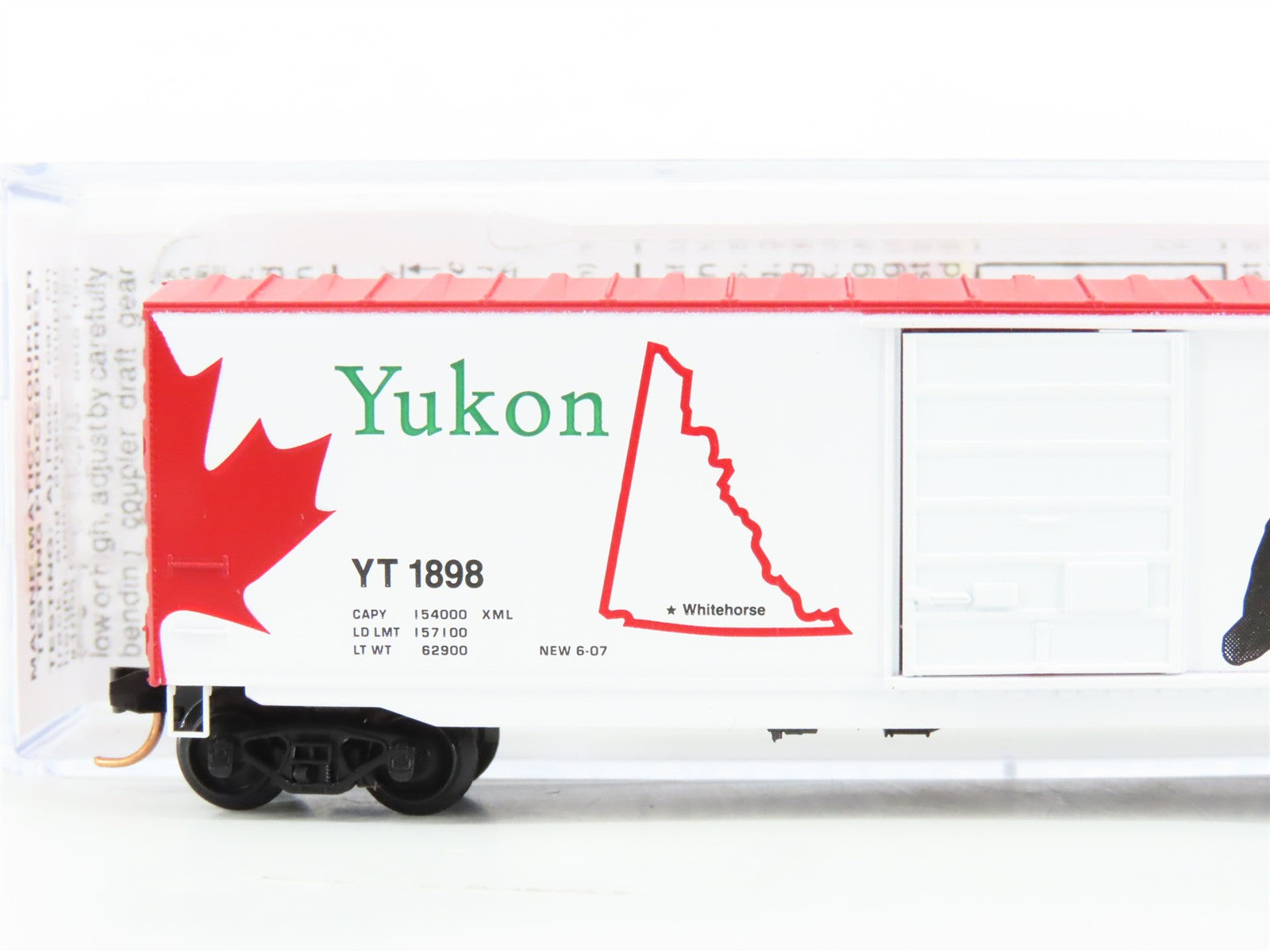 N Scale Micro-Trains MTL 07700157 YT Yukon 50' Box Car 1898