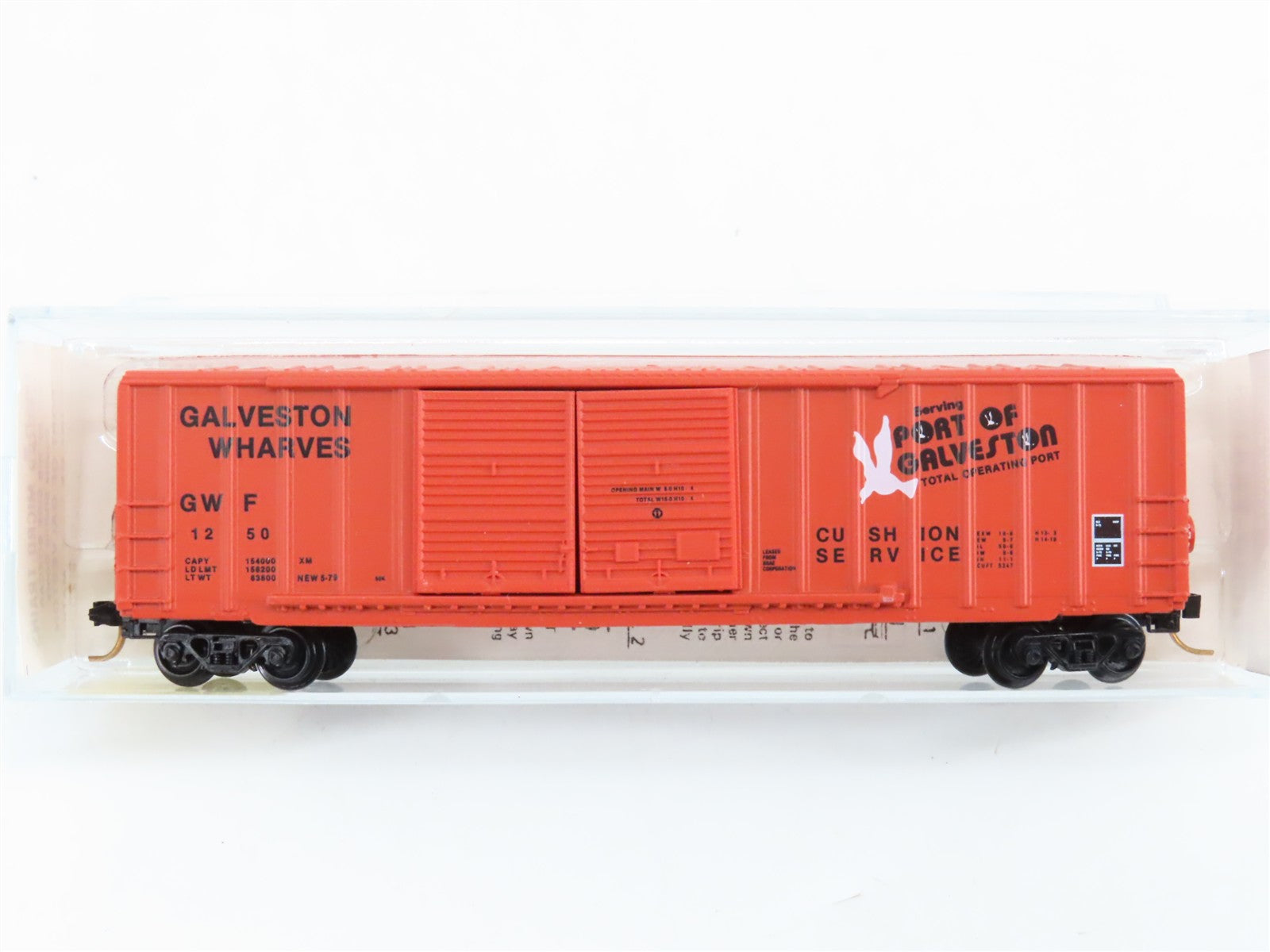 N Scale Micro-Trains MTL 30040 GW F Port of Galveston 50' Box Car 1250