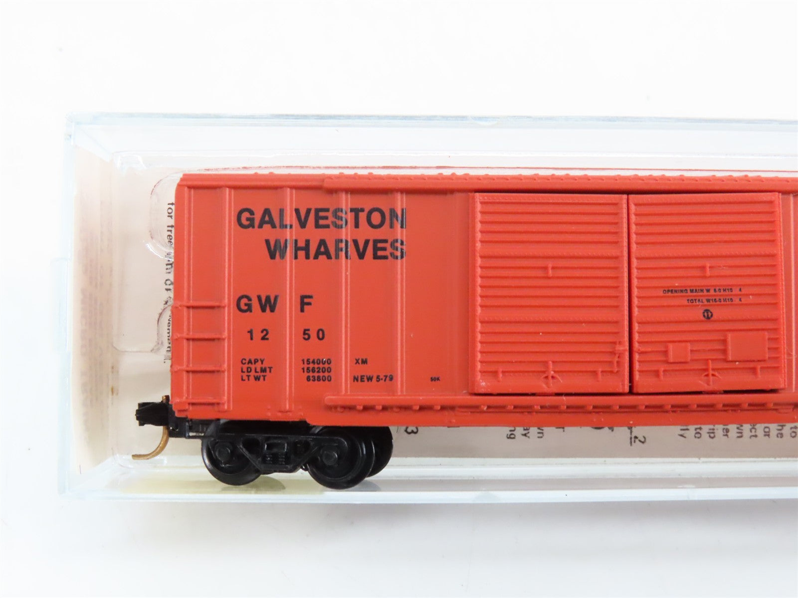 N Scale Micro-Trains MTL 30040 GW F Port of Galveston 50' Box Car 1250