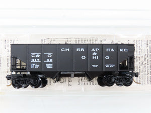 N Scale Micro-Trains MTL 56220 C&O Chesapeake & Ohio 33' 2-Bay Hopper 61780