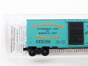 N Micro-Trains MTL Special Run #1 SRR Shawnee Railroad CAS Memorial Box Car 1994