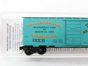 N Micro-Trains MTL Special Run #1 SRR Shawnee Railroad CAS Memorial Box Car 86