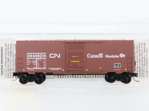 N Scale Micro-Trains MTL 24280 CN Canadian National 40' Box Car 446214
