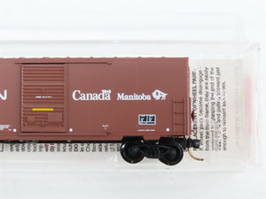 N Scale Micro-Trains MTL 24280 CN Canadian National 40' Box Car 446214