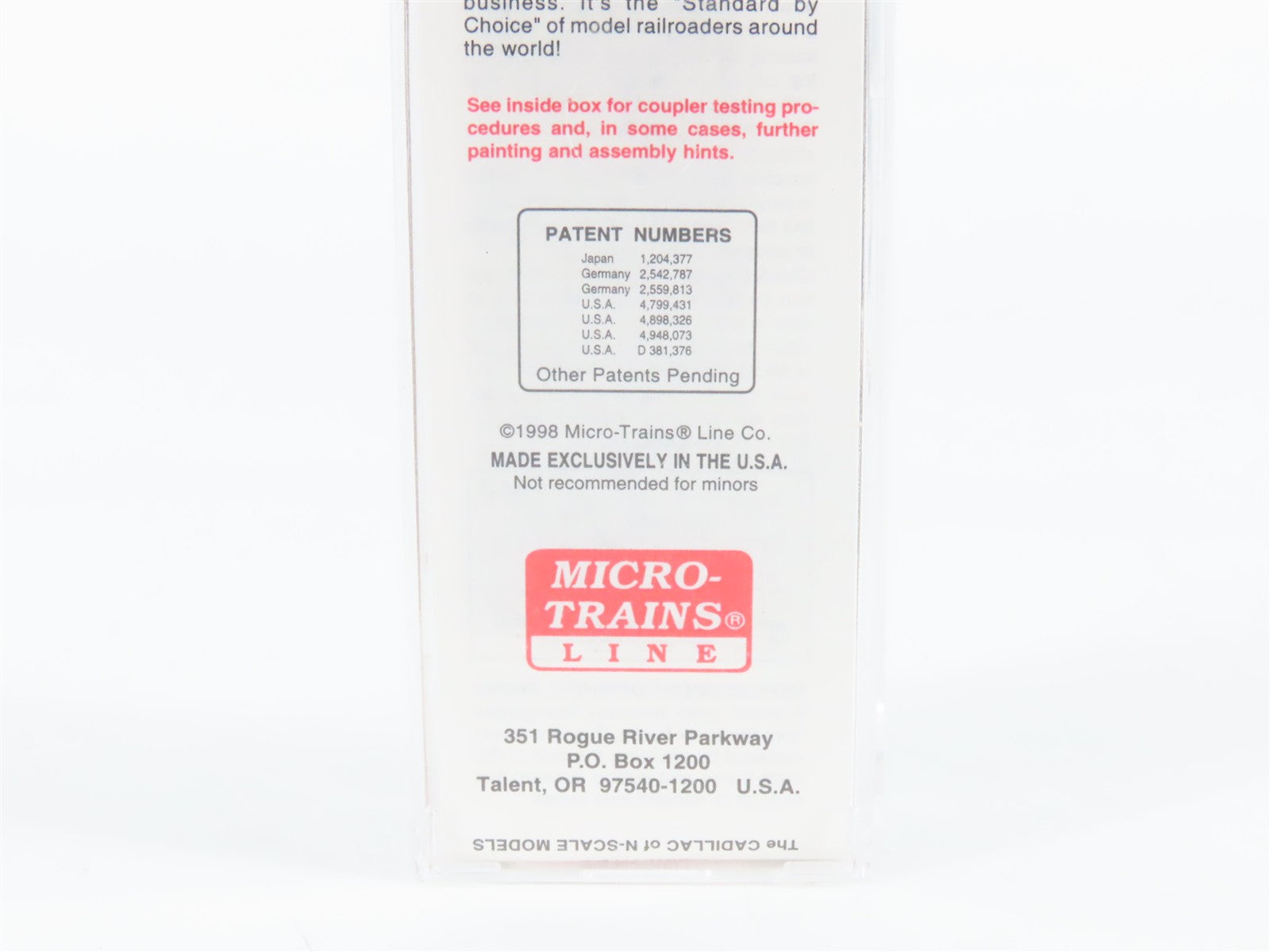 N Scale Micro-Trains MTL 24280 CN Canadian National 40' Box Car 446214