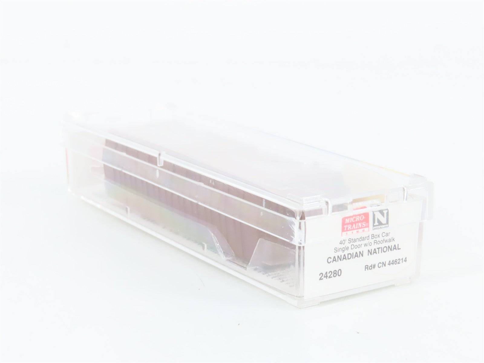 N Scale Micro-Trains MTL 24280 CN Canadian National 40' Box Car 446214