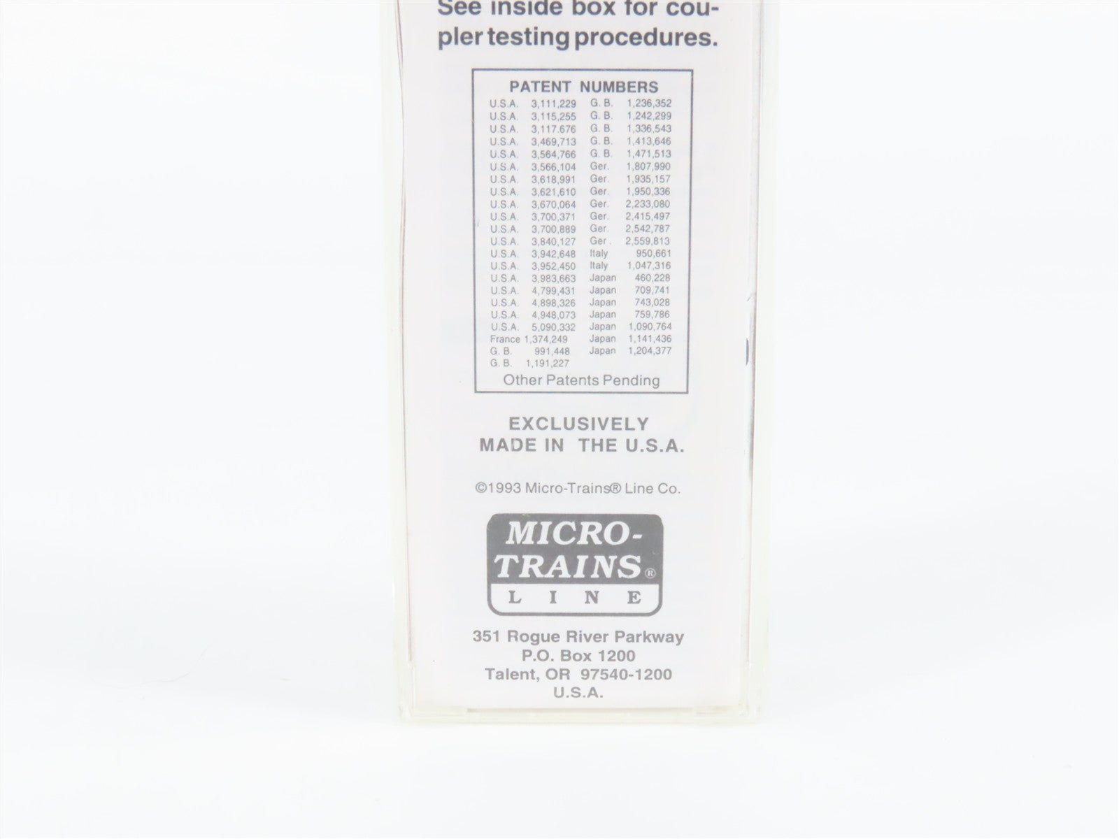 N Scale Micro-Trains MTL PFE Portland Fruit Express 40' Ventilated Reefer 1994