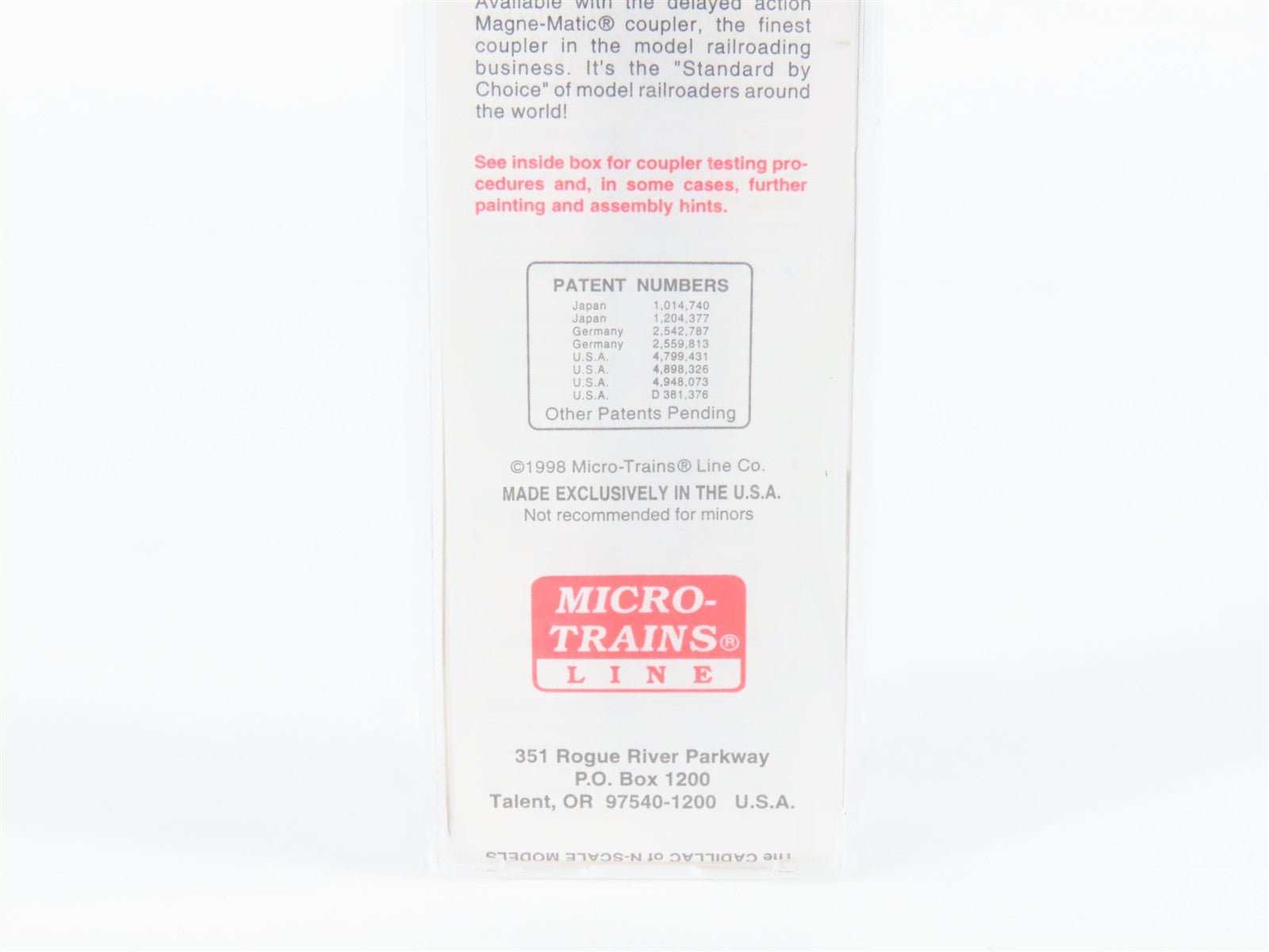 N Scale Micro-Trains MTL 106040 B&O Baltimore & Ohio 50' Gondola 362506