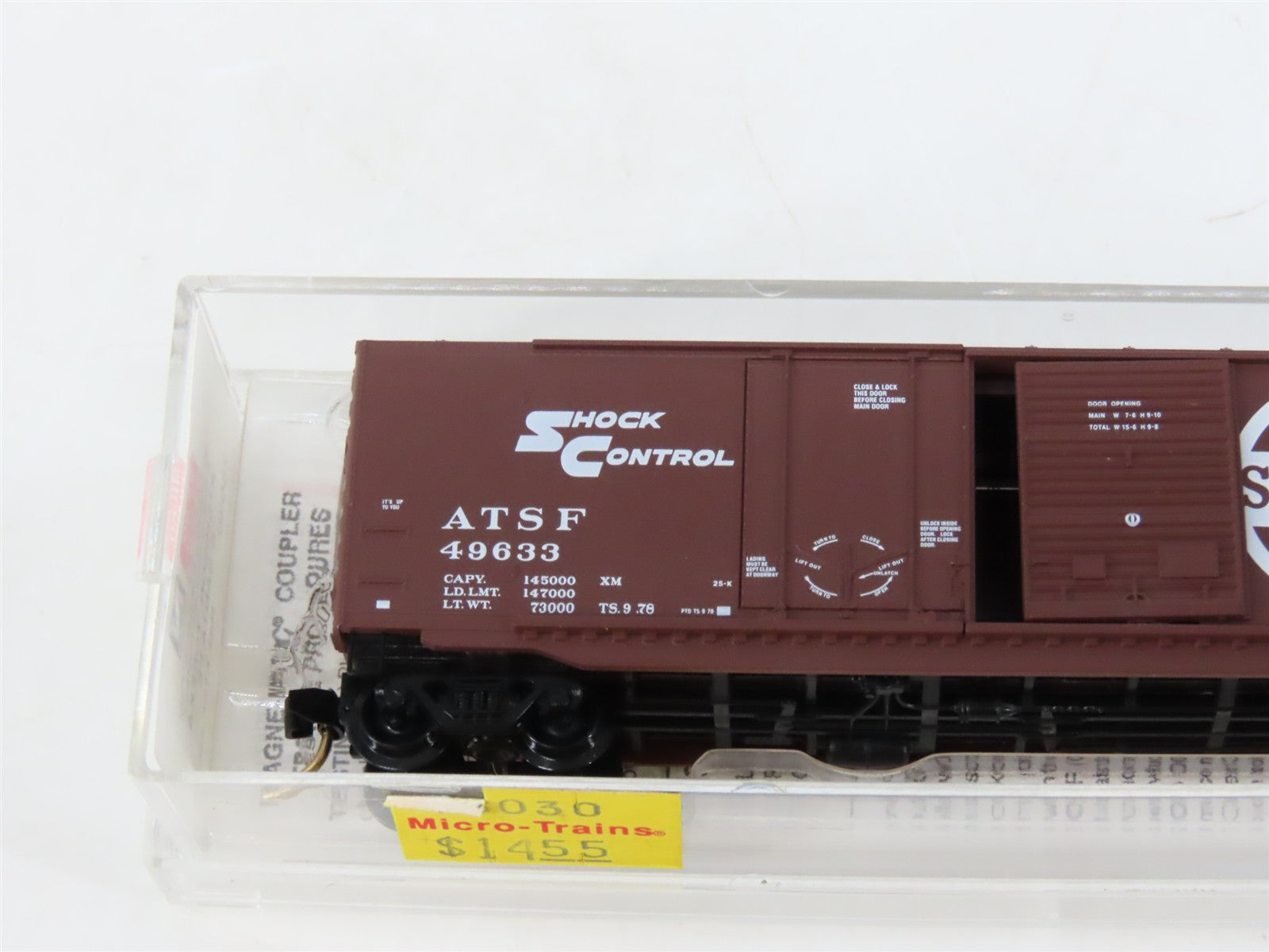 N Scale Micro-Trains MTL 76030 ATSF Santa Fe 50' Box Car 49633