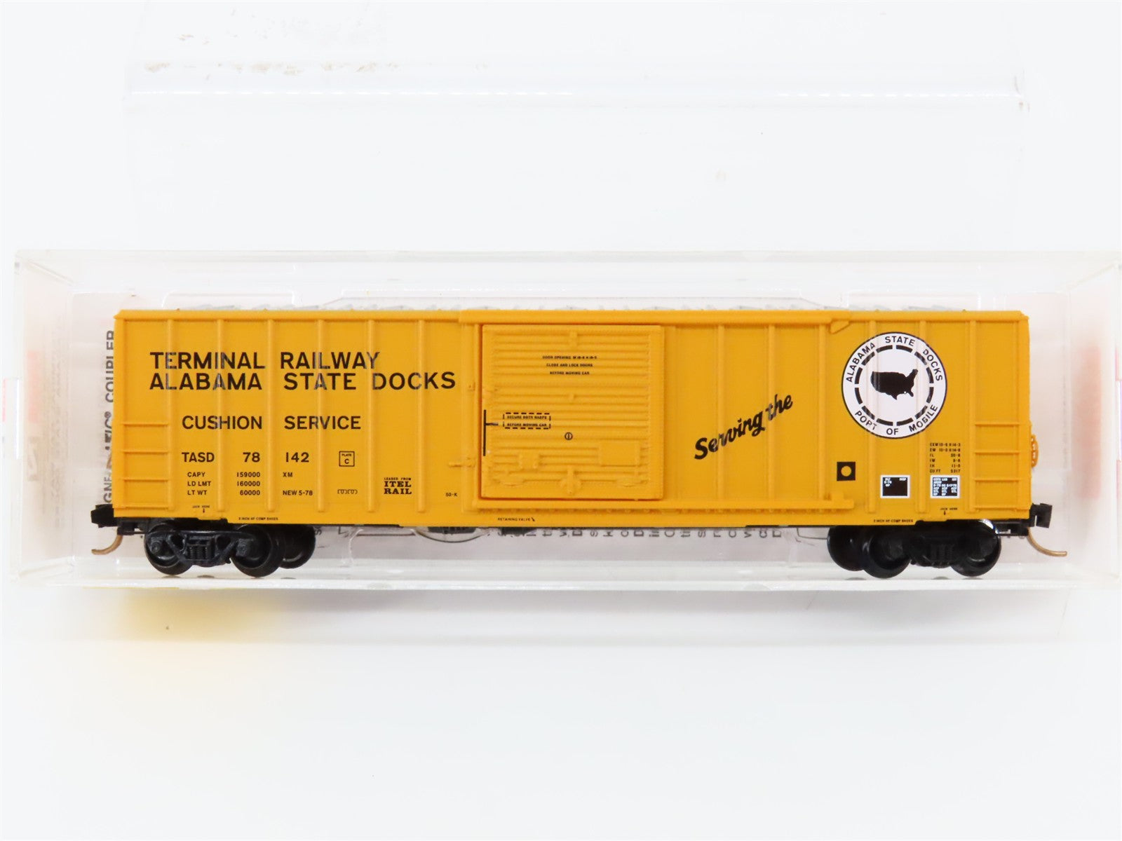 N Scale Micro-Trains MTL 25160 Terminal Railway - Alabama State Docks Box Car