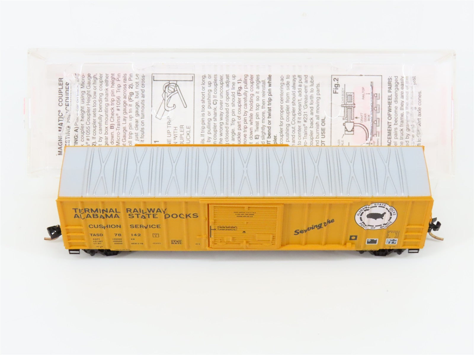 N Scale Micro-Trains MTL 25160 Terminal Railway - Alabama State Docks Box Car