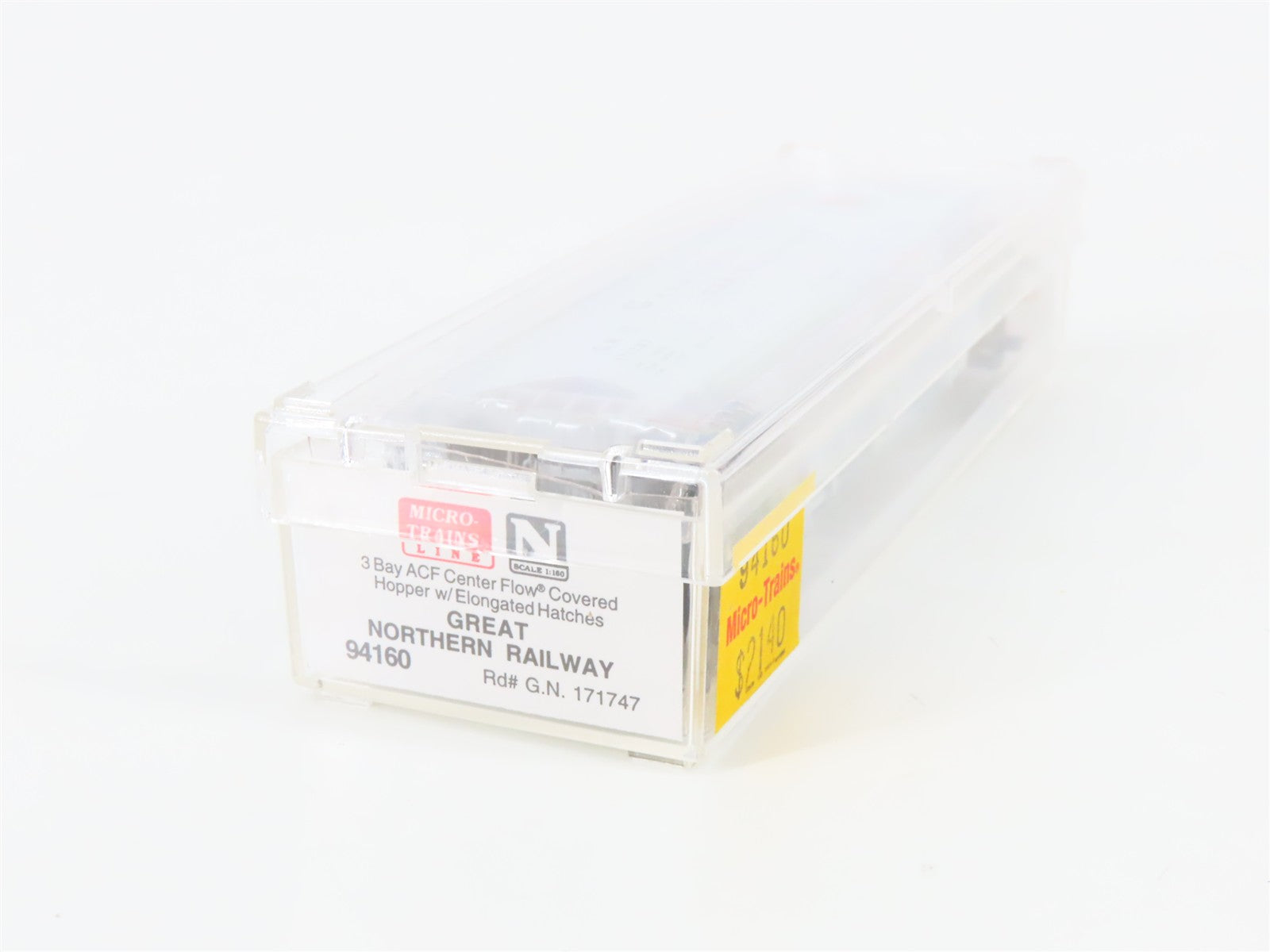 N Scale Micro-Trains MTL 94160 GN Great Northern 3-Bay Covered Hopper 171747