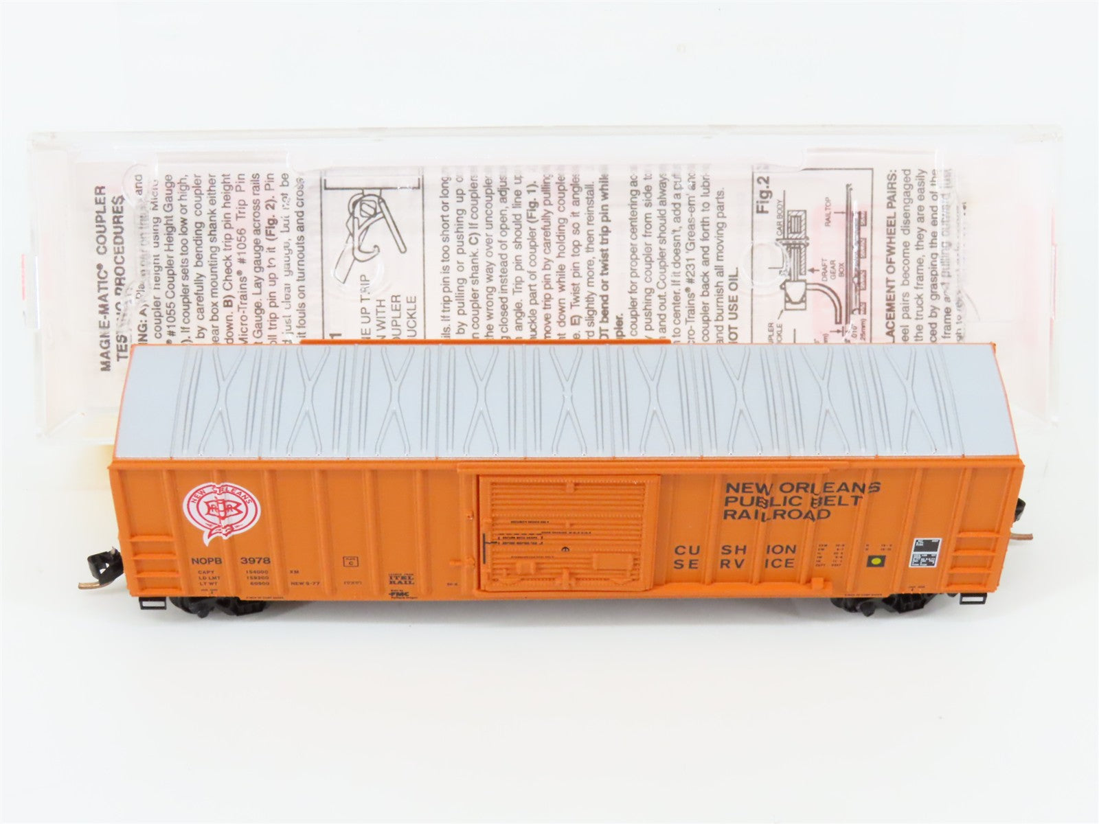 N Scale Micro-Trains MTL 25110 NOPB New Orleans Public Belt 50' Box Car 3978