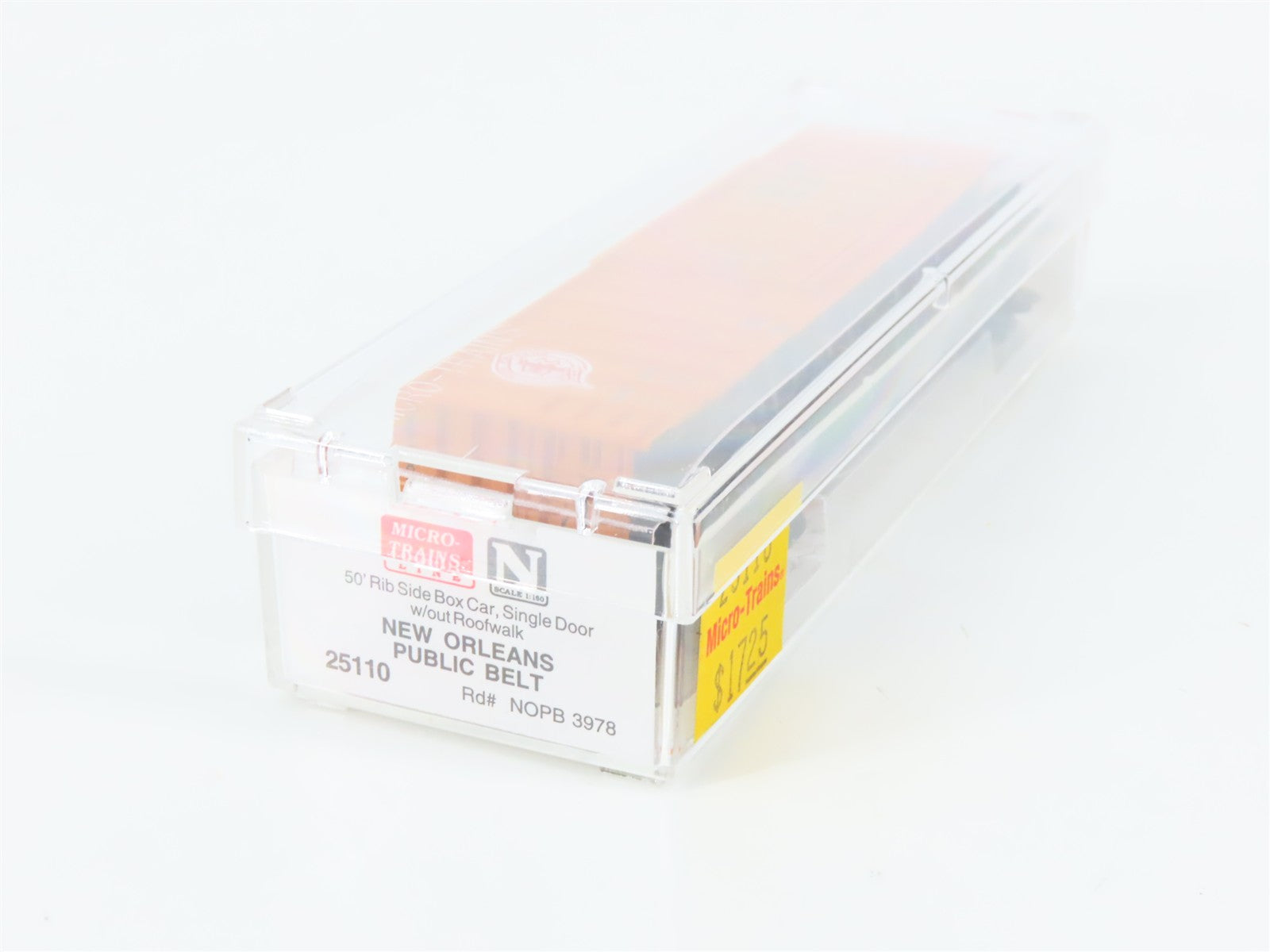 N Scale Micro-Trains MTL 25110 NOPB New Orleans Public Belt 50' Box Car 3978