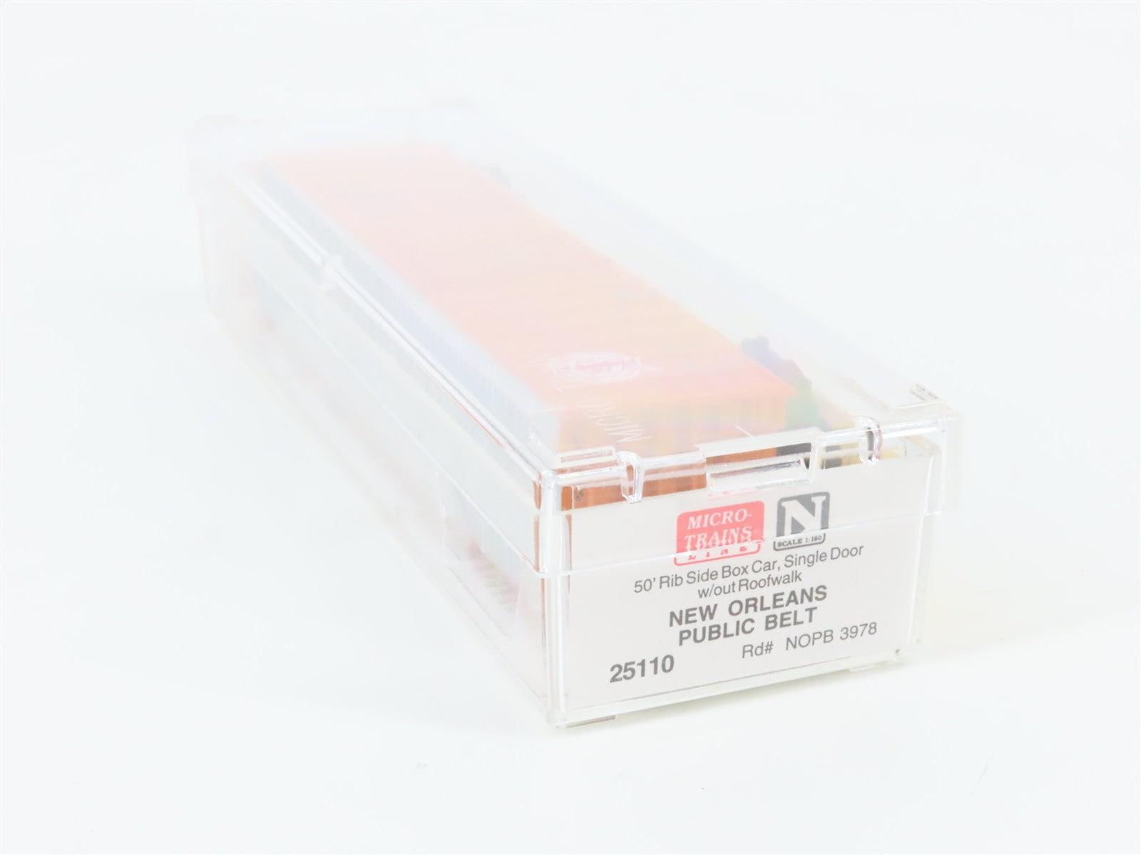 N Scale Micro-Trains MTL 25110 NOPB New Orleans Public Belt 50' Box Car 3978