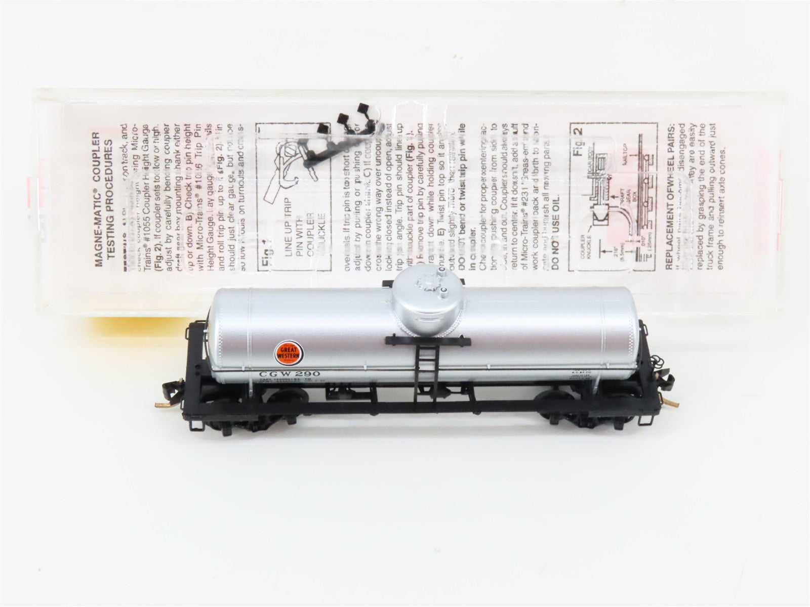 N Scale Micro-Trains MTL 65400 CGW Chicago Great Western 39' Tank Car 290