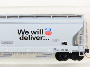 N Scale Micro-Trains MTL 94120 UP Union Pacific 3-Bay Covered Hopper 90802
