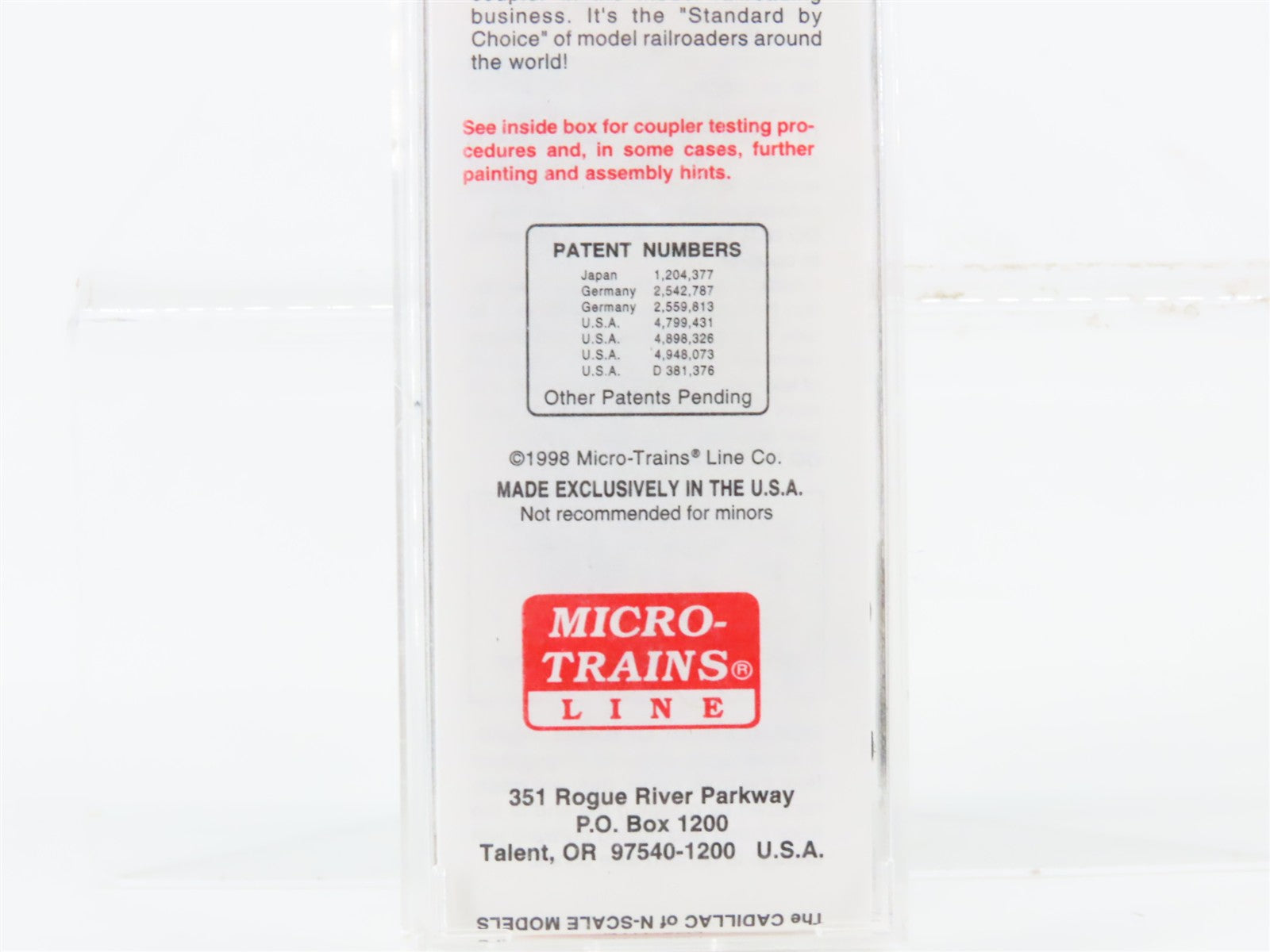 N Scale Micro-Trains MTL 94120 UP Union Pacific 3-Bay Covered Hopper 90802
