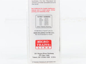 N Scale Micro-Trains MTL 94120 UP Union Pacific 3-Bay Covered Hopper 90802