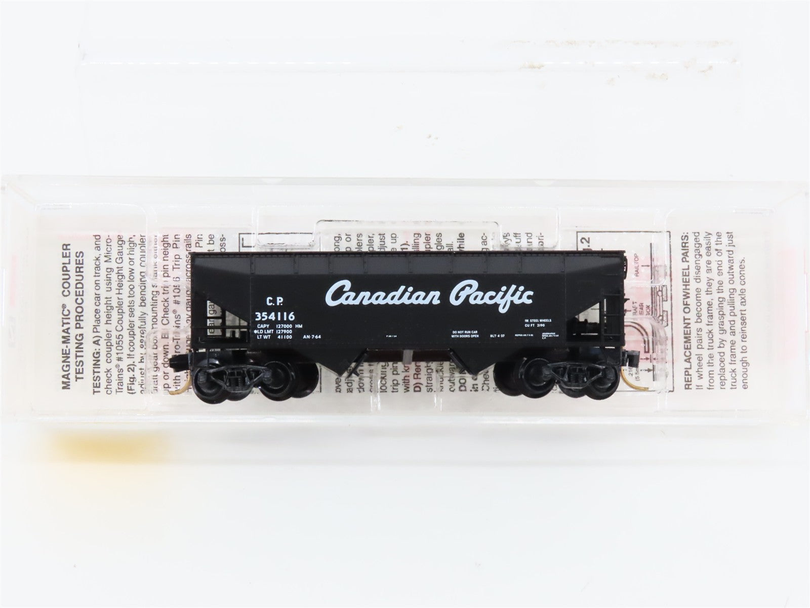 N Scale Micro-Trains MTL 55410 CP Canadian Pacific 33' 2-Bay Hopper 354116
