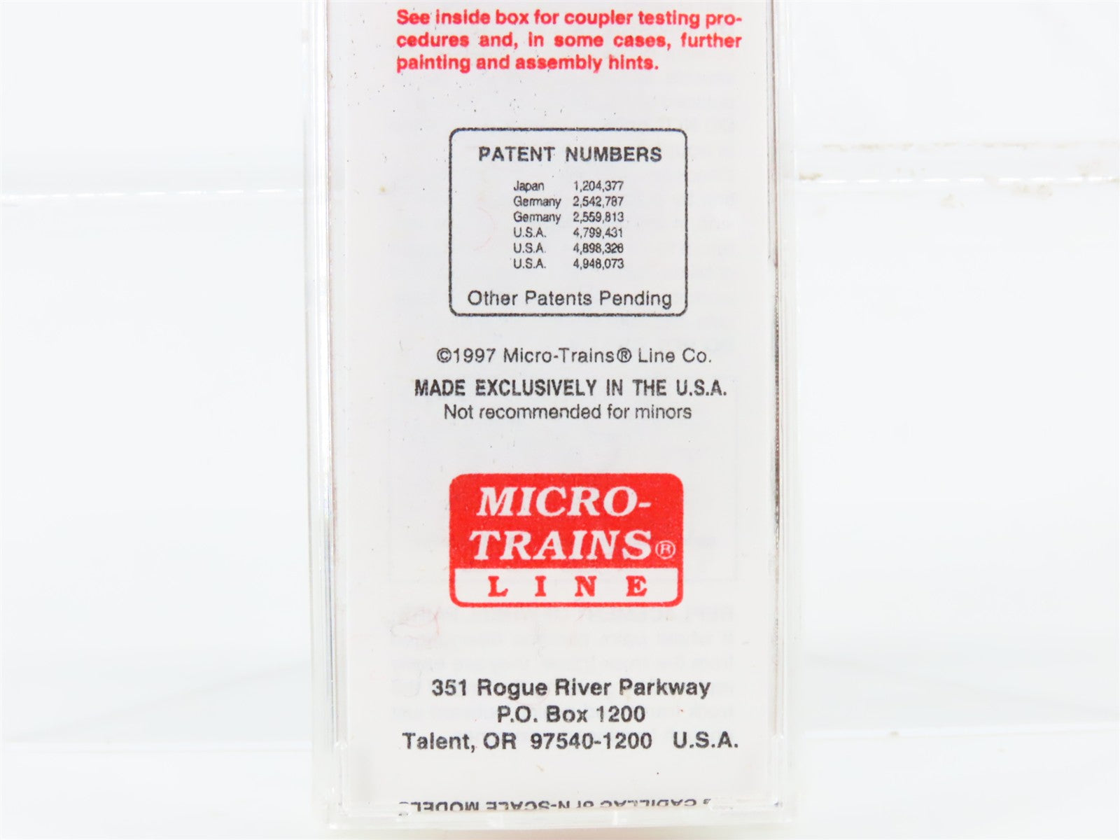 N Scale Micro-Trains MTL 20396 WM Western Maryland 40' Box Car 29140