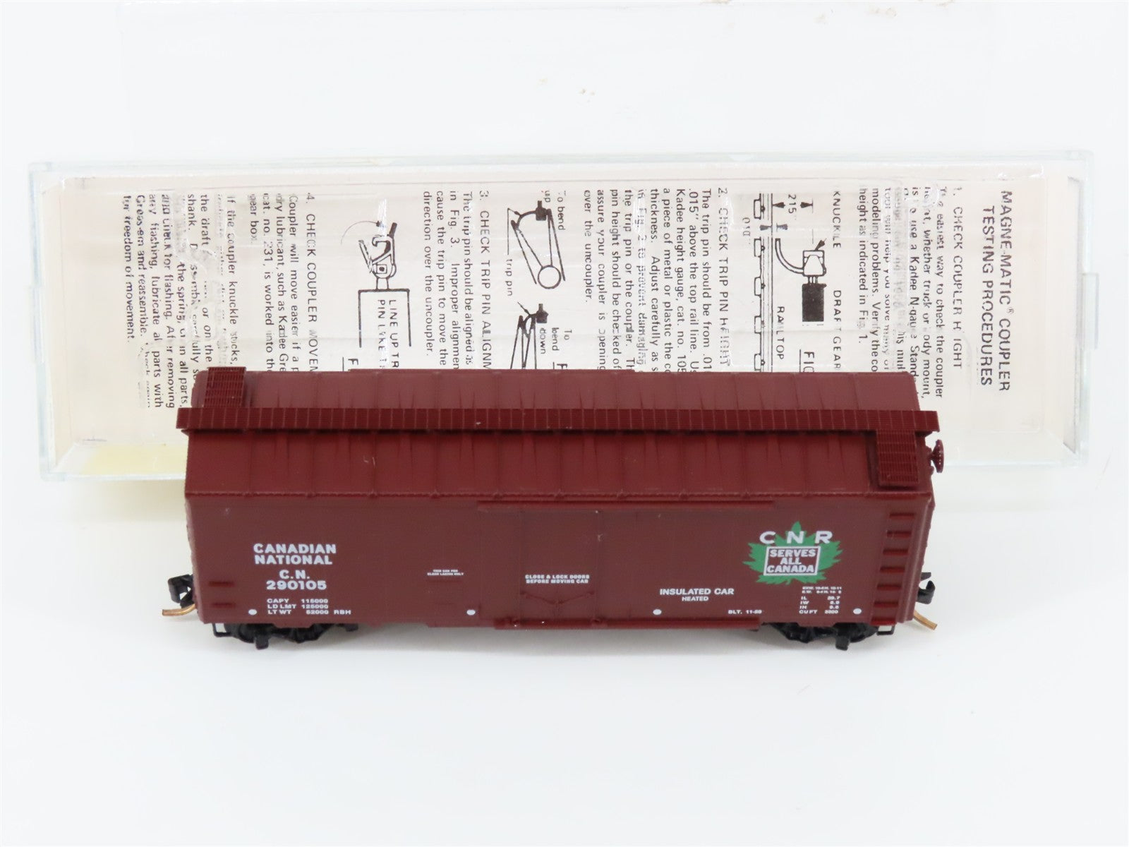 N Scale Micro-Trains MTL 21120 CN Canadian National 40' Box Car 290105