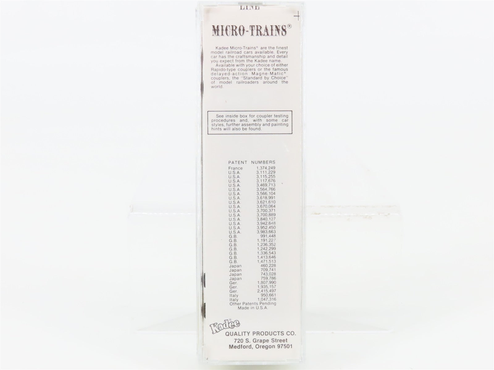 N Scale Micro-Trains MTL 32160 SP Southern Pacific 50' Plug Door Box Car 672943