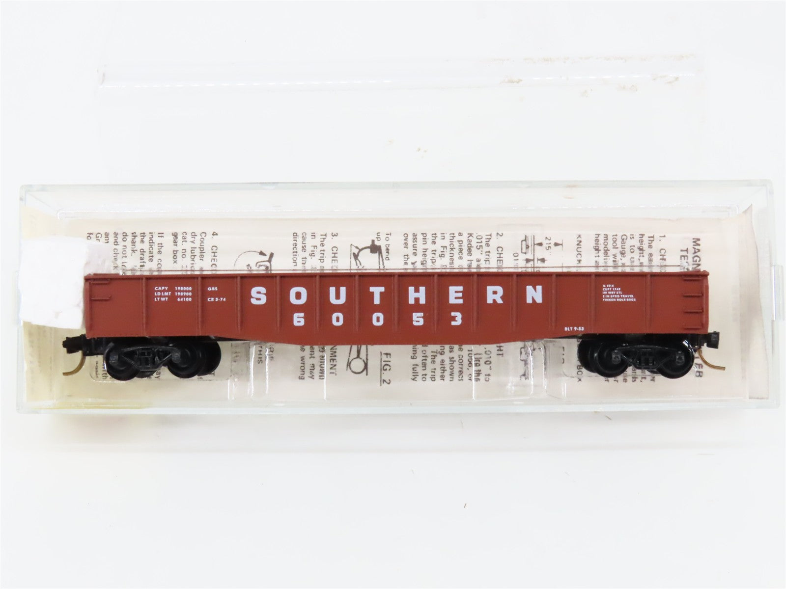 N Scale Micro-Trains MTL 46260 SOU Southern 50' Gondola 60053