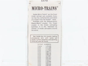 N Scale Micro-Trains MTL 47290 PFE Pacific Fruit Express 40' Reefer 52626