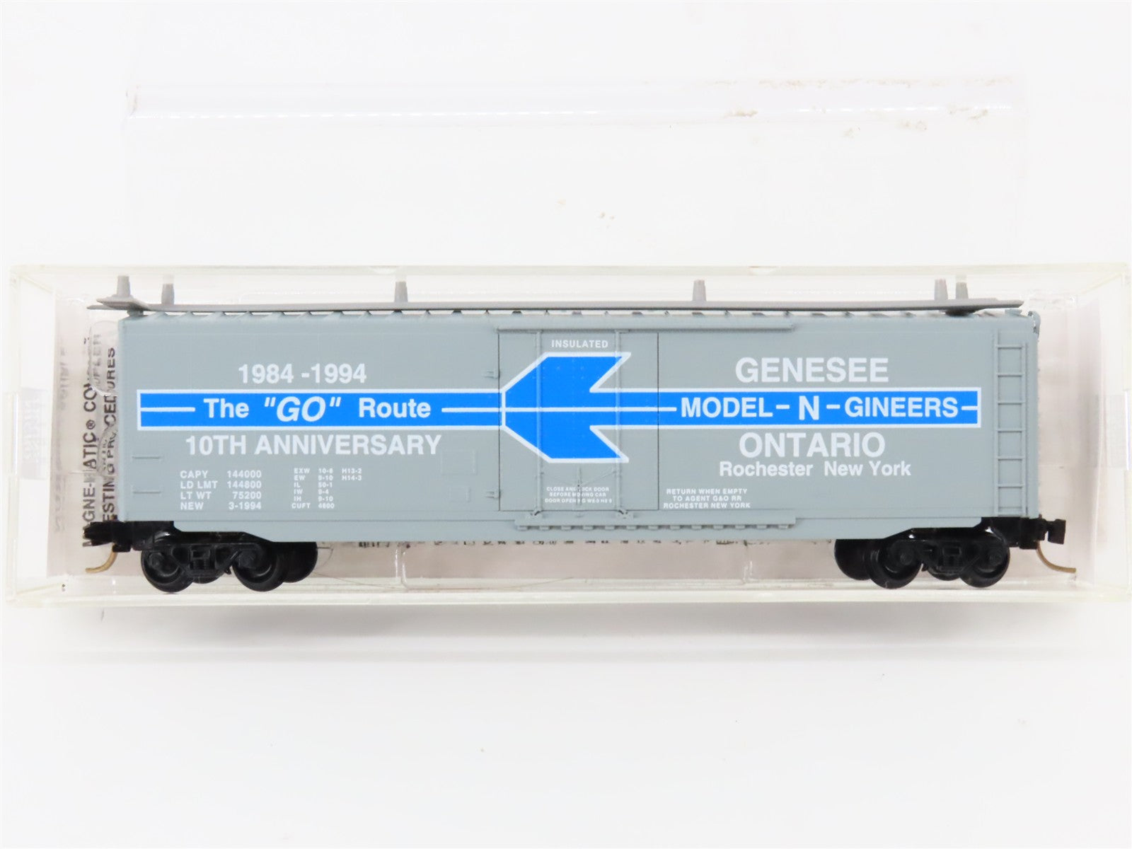 N Scale Micro-Trains MTL Genesee Model-N-Gineers 50' Insulated Box Car