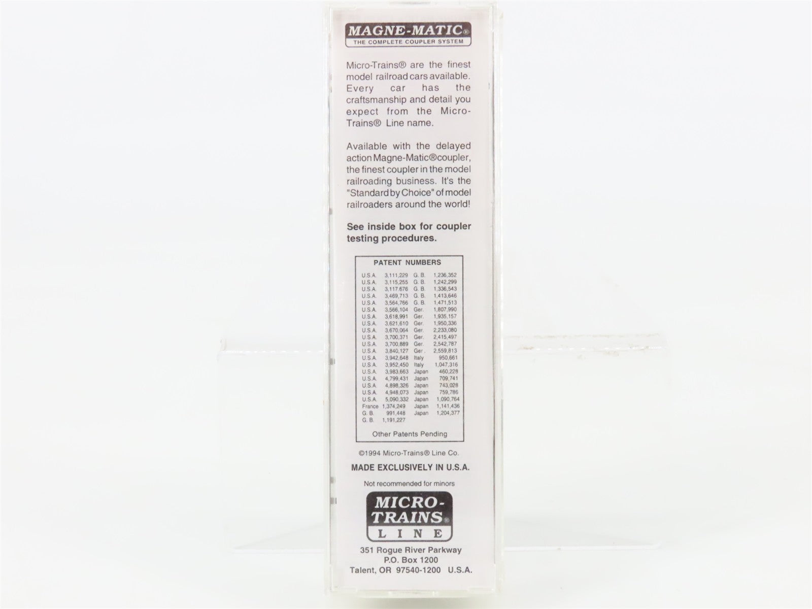 N Scale Micro-Trains MTL Genesee Model-N-Gineers 50' Insulated Box Car