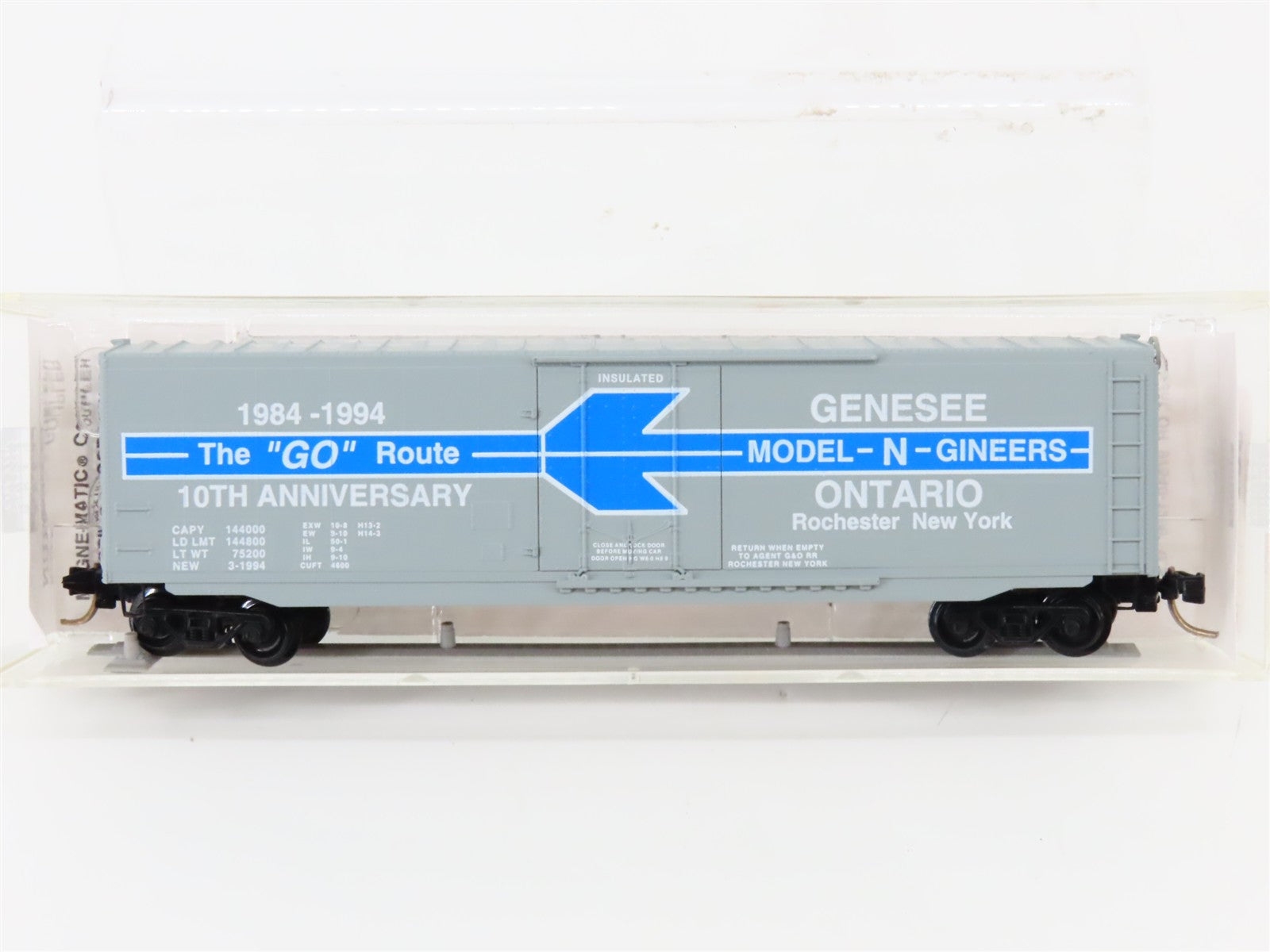 N Scale Micro-Trains MTL Genesee Model-N-Gineers 50' Box Car