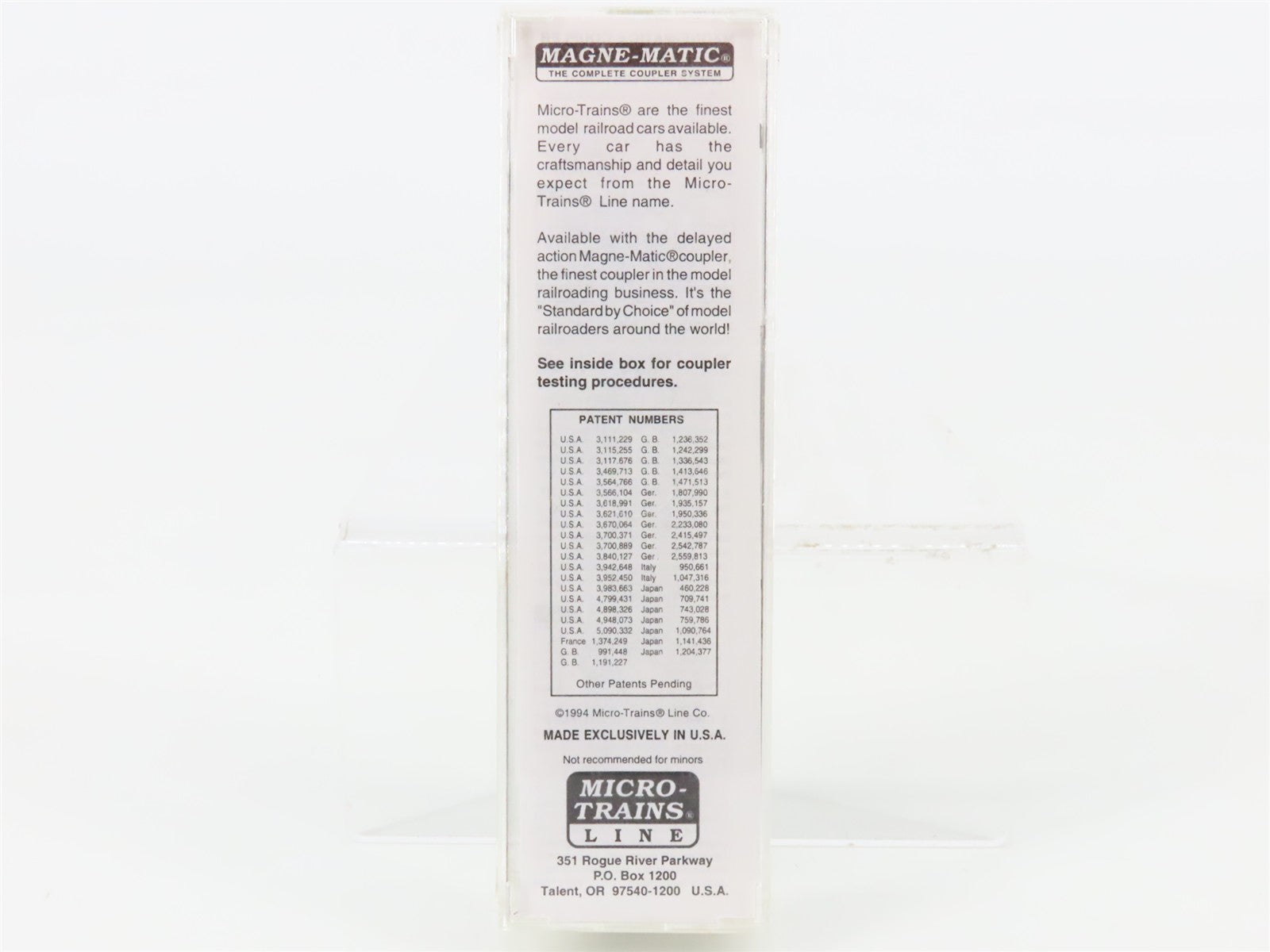 N Scale Micro-Trains MTL Genesee Model-N-Gineers 50' Box Car