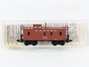 N Scale Micro-Trains MTL 50150 Wabash 34' Wood-Sheathed Caboose 2637