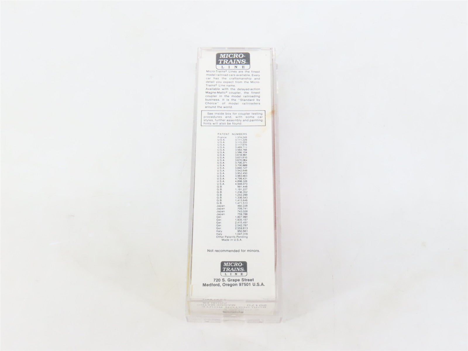 N Scale Micro-Trains MTL 20170 CB&Q Burlington Route 40' Box Car 62988